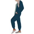 thumbnail image 4 of UAMVSH 2 Piece Sweatsuits Outfits Sets for Women Soft Jogging Workout Pants with Pockets Trendy Color Block Pullover Tops Long Sleeve Loungewear(SmallBlue), 4 of 7