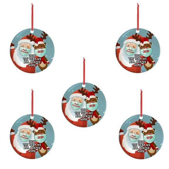 VerPetridure Personalize Shaped Embellishments Hanging Ornaments for Christmas Decoration