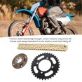 thumbnail image 4 of Chain Sprocket Kit, Steel 35T Rear Sprocket 420  for Mini Motorcycles, 4 of 7