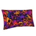 thumbnail image 2 of Easygdp Skull Envelope Closure Pillowcase - 20x36in, Queen Pillowcase, Breathable, Stain-Resistant, Wrinkle-Free, 2 of 9