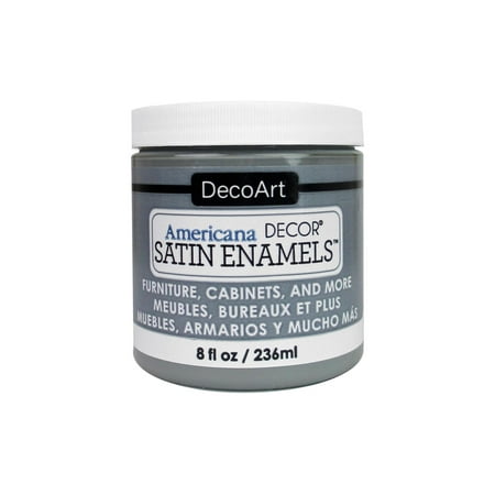 UPC: 0766218091970 | DecoArt Décor Americana Decor Satin Enamels 8oz SmokGrey