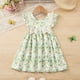 thumbnail image 2 of Vestido de Fiesta de Navidad de las Niñas de Pecho Delgado sin Mangas Cintura Acanalada Falda Francesa Cinchada para Dormir Vestido de Navidad de Ocio Diario Niña Bebé, 2 of 7