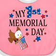 thumbnail image 4 of Inktastic My First Memorial Day Eagle Boys or Girls Baby Bib, 4 of 4