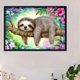 thumbnail image 2 of Juego de diamantes de perezoso 5D Diy, 30 x 40 cm, pintura de bordado de cruz de diamantes de animales acuáticos, arte de lienzo de cristal y pintura artesanal, niños adultos, 2 of 5