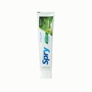 Spry Xylitol Adult Toothpaste 5oz with Fluoride, Spearmint Flavor, 1 pack