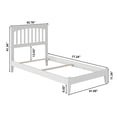 thumbnail image 4 of Mission Twin Bed in White, 4 of 9