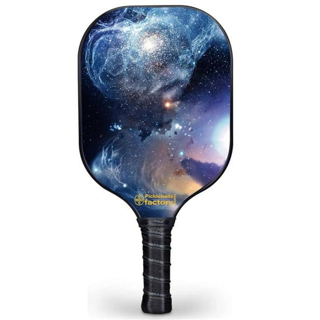 Pickleball Factory PB00026-7-G Best Pickleball Paddle - The Milky Way Most Expensive Pickleball Paddle, Best Indoor Pickleball Balls, Glassfiber Graphite