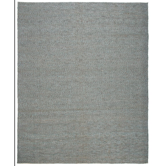 SAFAVIEH Natural Fiber Lars Solid Area Rug, Teal, 8' x 10'