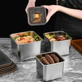 thumbnail image 5 of Stainless Steel Storage Container with Vacuum Lid Airtight-Proof Fresh-Keeping for Refrigerator & Meal Prep 1-Pack, 5 of 9