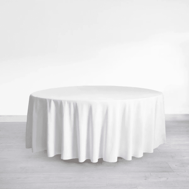 Mantel Para Mesa Redonda 2.90 M Diámetro Xtellar blanco
