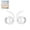 White, variant on For Sam sung Buds 4 Pro earbuds Replacement Noise Cancelling Earbuds