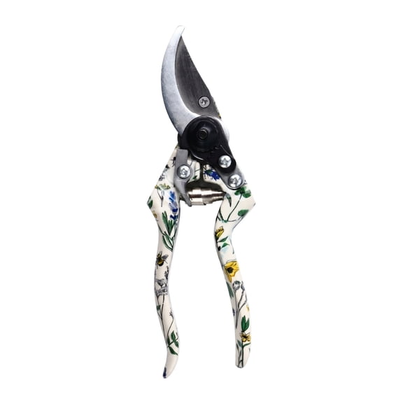 Garden Shears Pruning Bypass Pruning Shears Hand Pruners for Tree Trimming Floral Print Garden Scissors for Gardening Single Pack