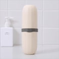 thumbnail image 2 of GROWTH TANK 4X Travel Toothbrush Cup Capsule Wash Gargle Cup Toothpaste Apricot, 2 of 8