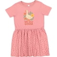 thumbnail image 3 of Inktastic One Silly Goose Cute Animal Design Girls Toddler Dress, 3 of 5