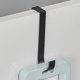 thumbnail image 3 of (9532A Negro) Gancho Gancho Nuevo Panel Puerta Clip Gancho Gabinete Puerta Gancho Secado Clip Gancho Cortina Ducha Gancho Espacio Aluminio (negro), 3 of 5
