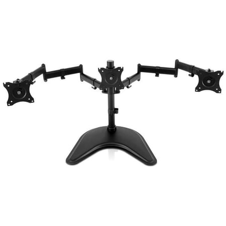 UPC: 0662919094626 | V7 DS1FST-1N 13-27 in. 68.6 cm Triple Swivel Desk Spring Mount – 3 Displays