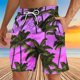 thumbnail image 5 of Pantalones Cortos Casuales de los Hombres Impresos Pantalones de Playa con Cordón de Bolsillo Deportivos, Poliéster Ligero para Primavera Verano Al Aire Libre Y Diario, 5 of 8