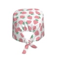 thumbnail image 2 of Kdxio Strawberry Pattern Turban Hat for Women Men Comfortable Adjustable Cleaning Working Cap with Sweatband, 2 of 8