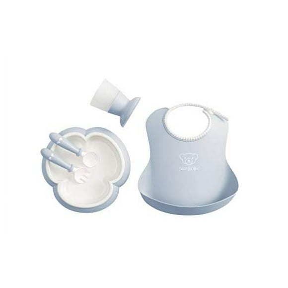 BabyBjorn Ensemble de Vaisselle pour Bébé, Bleu Poudre