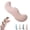 Pink, variant on Upgraded Pea Pod Body Pillow for Side Sleeper - Long Bolster Hug Pillow with Cooling Fabric, Ergonomic Double Curve for Hip and Leg Support