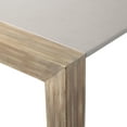 thumbnail image 6 of Armen Living Fineline and Doris 7PC Fabric Outdoor Dining Set in Brown/Charcoal, 6 of 8