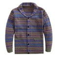 thumbnail image 1 of LOVZFMLL Cardigan for Women Men's Fashion Fall Winter Sweater Loose Large Size Mixed Color Sweater Cardigan, 1 of 9