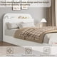 thumbnail image 2 of Yeshouse Estructura de cama de madera con cabecero y pie de cama con espacio de almacenaje, plataforma baja con listones de madera, sin somier, 2 of 6