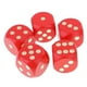 thumbnail image 2 of Juego de 5 uds Zulema Dados de madera esquina redonda rojo, 2 of 8