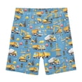 thumbnail image 4 of joogoo Construction Cartoon Trucks Girls Lined Shorts Bike Dance Bottoms 10Y, 4 of 7