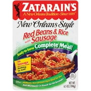 Zatarain's: Red Beans & Rice W/Sausage New Orleans Style Ready-to-Serve Complete Meal!, 6.5 oz