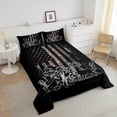 thumbnail image 6 of Erosebridal Deer Hunting Bedding American Flag Comforter Set Hunting Themed Duvet Set for Adult Teen Room Decor,Rustic Farmhouse Hunter Quilts Wild Animal Deer Bedding Set Queen Size, 6 of 6