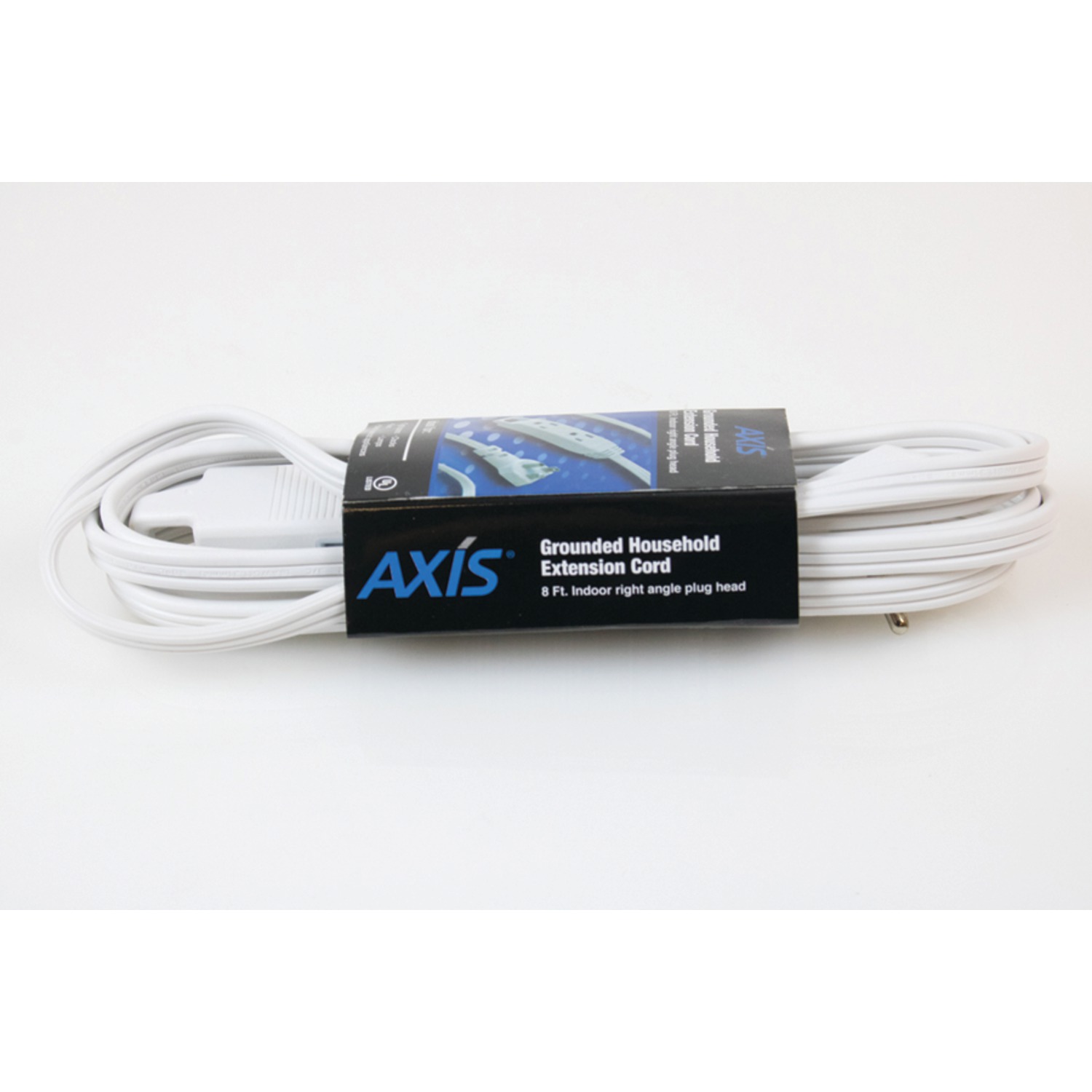 Axis 3-outlet Indoor Extension Cord, 8ft (white) 4 Pack - image 2 of 11