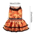 thumbnail image 3 of Halloween Pumpkin Dog Pajamas, Funny Dog Winter Clothes for Small Dogs Girl Boy, Pet Jumpsuit, Cat Halloween Costumes with Feet, 3 of 7