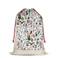 thumbnail image 3 of Christmas Bags Drawstring,Multicolor Christmas Pattern Large Xmas Christmas Gift Bags,Reusable for Xmas and New Year Party Favors and Supplies,27.6" X 19.7", 3 of 6