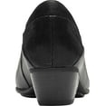 thumbnail image 3 of Women's Aravon Provence Asymmetrical Slip-On Black Leather 8 D, 3 of 5