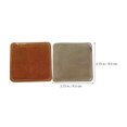 thumbnail image 2 of BESTYASH Queue de Piscine Carrée Marron Café 2 Pcs pour Hommes et Femmes 9.5x3.7in, 2 of 7