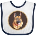 thumbnail image 3 of Inktastic German Shepherd Dog Boys or Girls Baby Bib, 3 of 4