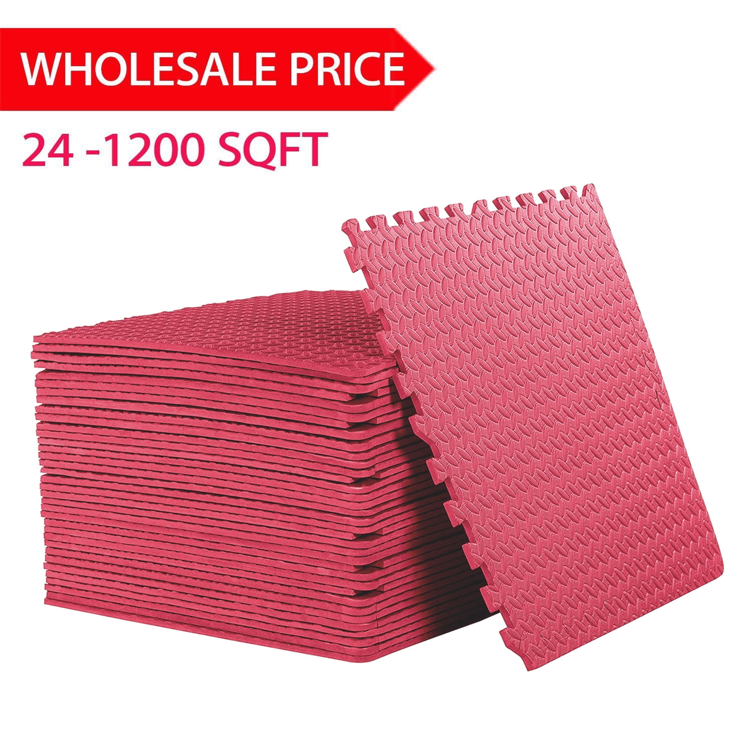 240 sqft red interlocking foam floor puzzle tiles mats puzzle mat flooring