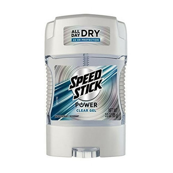 (Pack of 3) Speed Stick Anti-Perspirant Deodorant Power Clear Gel for Men, 3 oz