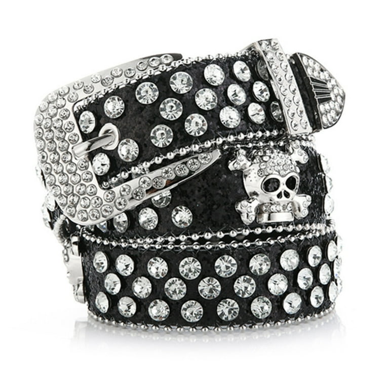 MINGPAI Head Skull Buckle Belts Women Pu-leather Gothic Y2k  display picture 3