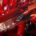 thumbnail image 5 of Manfei Cute Kawaii Dragon Animals Curtains and Drapes Pack of 2 (52x63 Each),Fantasy Crystal Black Out Curtains,Red Orange, 5 of 6