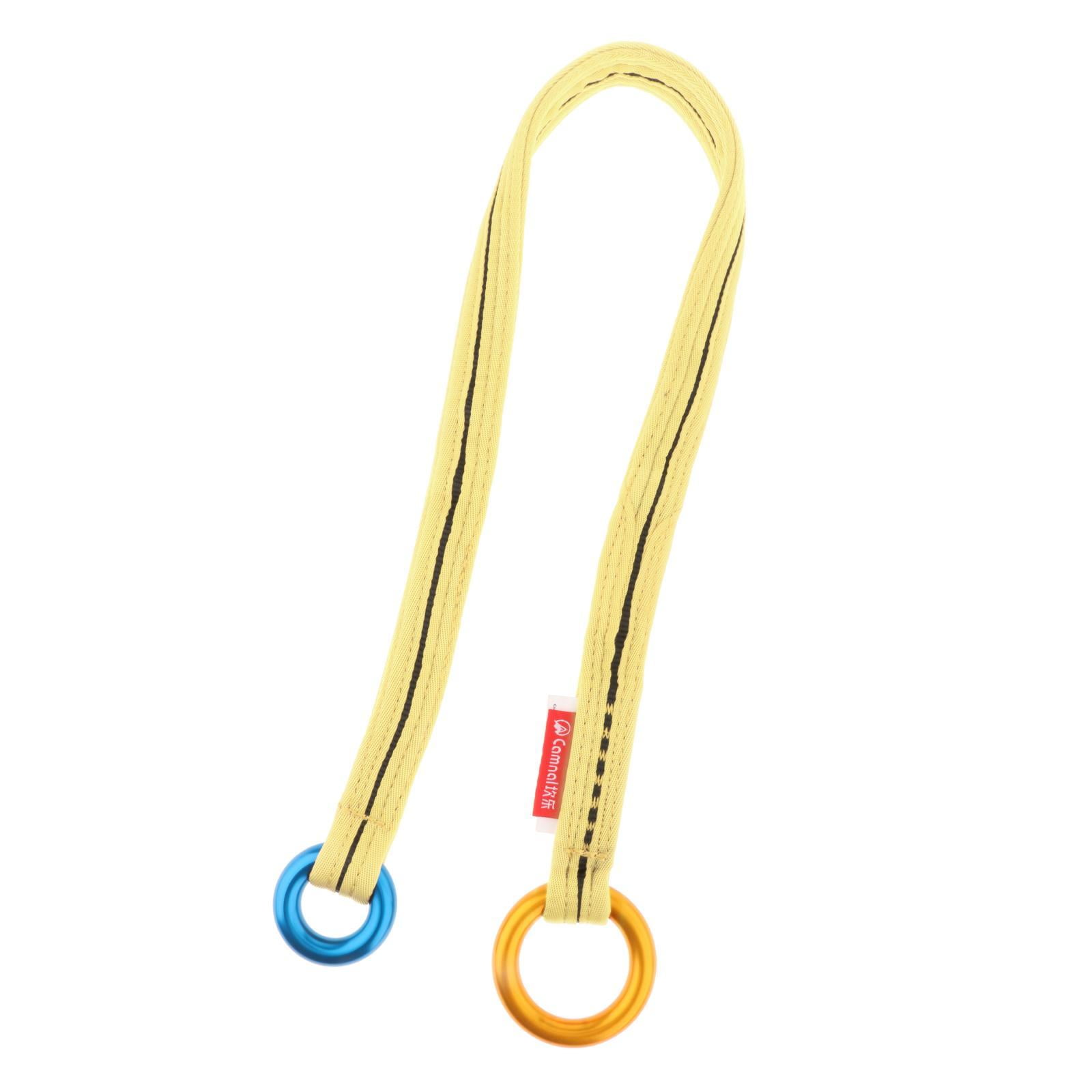 Nishiyuenyi Tree Arborist Friction Saver, Retrievable Anchor, Durable Climbing Rope And Camp Cambium Saver for Rock Climbing Hiking Camping Outdoor Exploring , Yellow 120cm