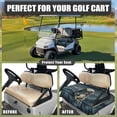 thumbnail image 4 of Whosucclay Moon Wolf Golf Cart Seat Protector, Foldable Design Golf Cart Seat Cover with Storage Pockets Golf Cart Seat Blanket Towel for More 2 Person Seats, 4 of 7