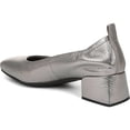 thumbnail image 4 of Vionic Women's Ramona Block Heel Pump Pewter Metallic Leather 8.5M, 4 of 6