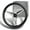 Carbon Look, variant on W-Power 14" Real Dark Wood Mahogany Grain Chrome 3-Spoke 350MM Steering Wheel