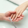thumbnail image 2 of Unique Bargains 1 Pc Double-side Cuticle Pusher Multi-function Manicure Pedicure Nail Tools 5.35" Length Silver Tone, 2 of 6
