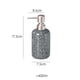 thumbnail image 2 of Dispensador de jabón de cerámica de 400 ml con bomba for gel de ducha y champú., 2 of 6