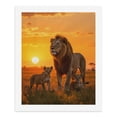 thumbnail image 5 of Paint By Numbers Kit for Adults Beginner - Lion Family Sunset Serenade DIY Canvas Painting Kits for Adults, Frameless Paint By Number for Adults for Home Wall Decor 16x20 Inch, 5 of 7