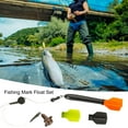 thumbnail image 1 of 1 Set 56g 2oz Drift Rod Metal Plumb Pendant Marked Float Long Casting Carp Vertical Fishing Float Fishing Equipment, 1 of 7