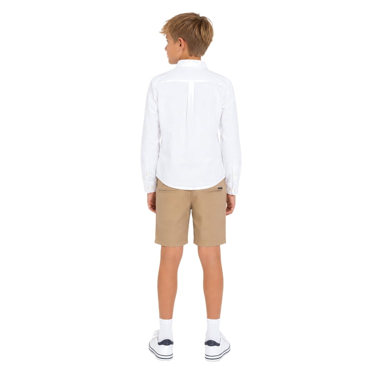 U.S. Polo Assn. Boys Long Sleeve Button Down Oxford Shirt photo 4